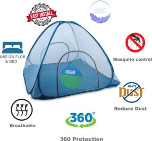 Big Size Foldable mosquito net for bed with Base